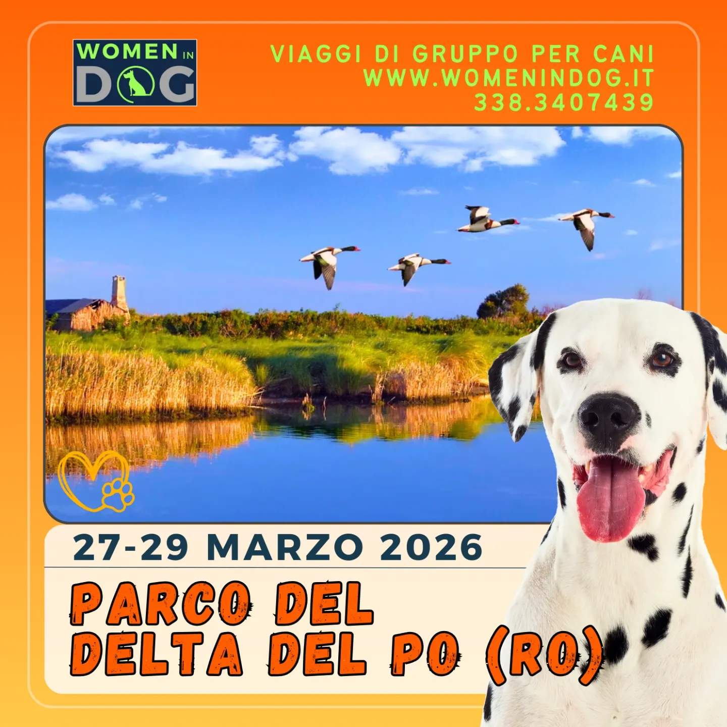 27-29 marzo '26 Delta del Po (RO) - a partire da 290€ a persona
