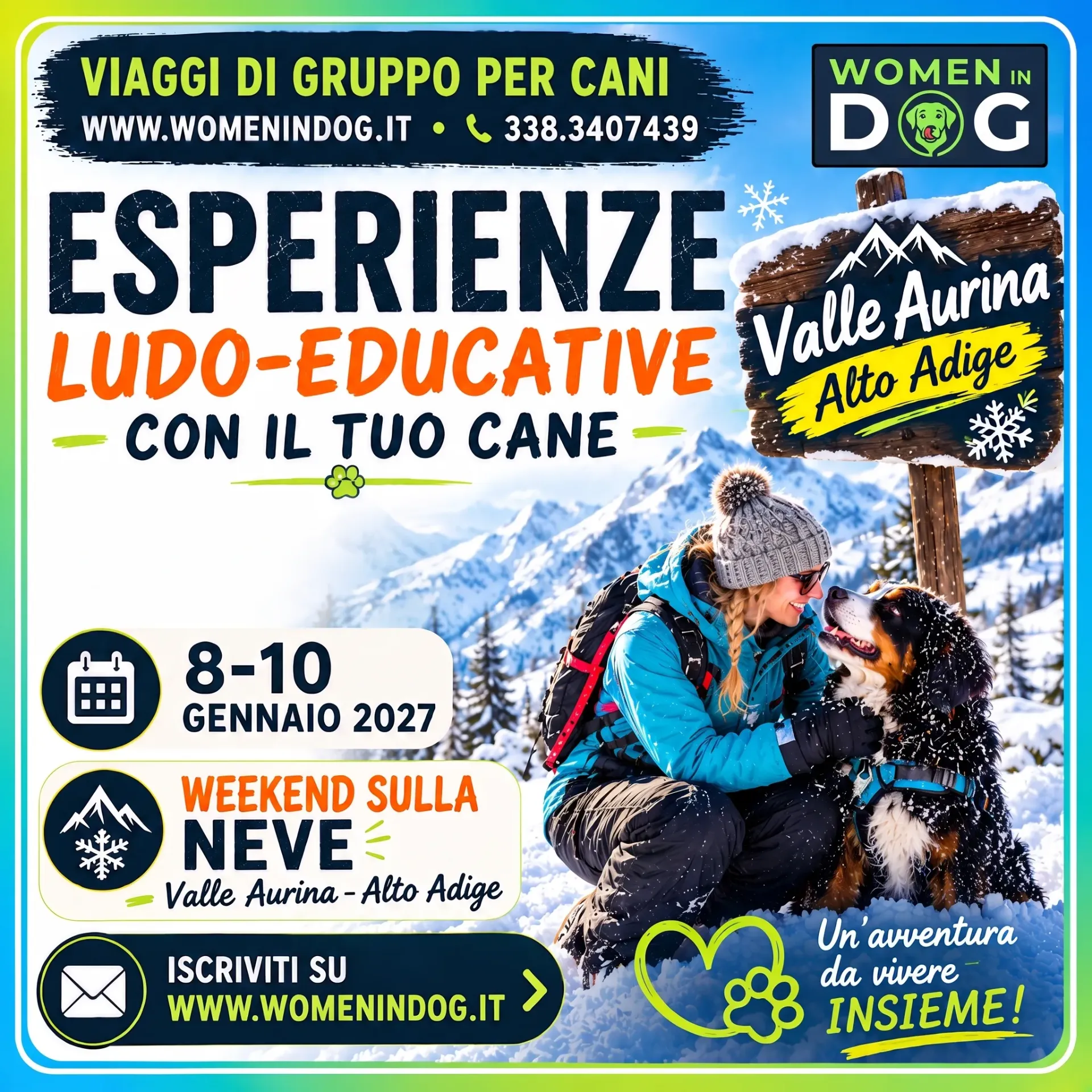 Valle Aurina 8-10 gennaio 2027